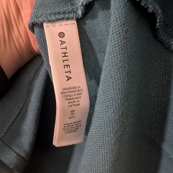 Athleta | On The Go Polo In Borealis Green - Picture 9 of 11